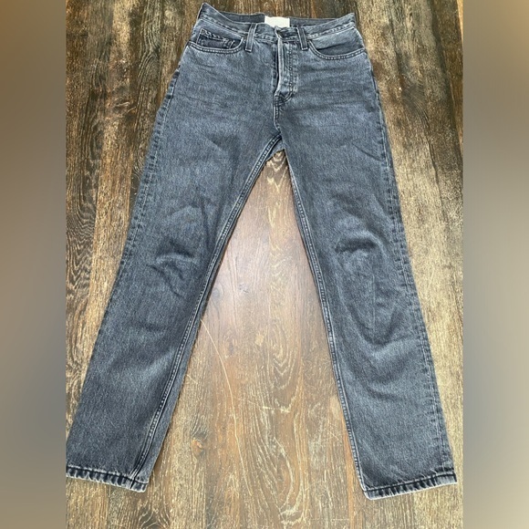 Everlane Denim - Everlane Black Straight 90s Cheeky Jeans Size 26 Regular